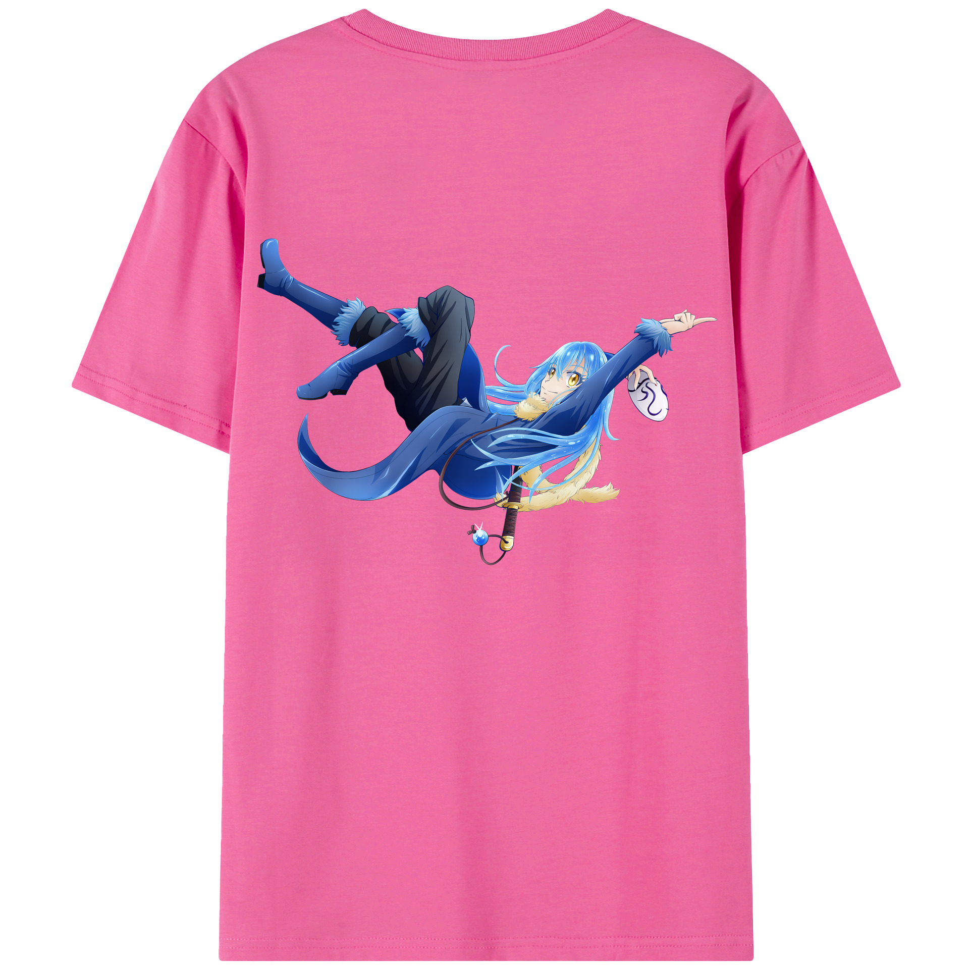 （画像用） 転スラ Regarding Reincarnated to Slime レディース半袖Tシャツ(バックプリント)